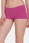 Zivame Low Rise Full Coverage Boyshorts - Fuchsia Red — thumbnail 3
